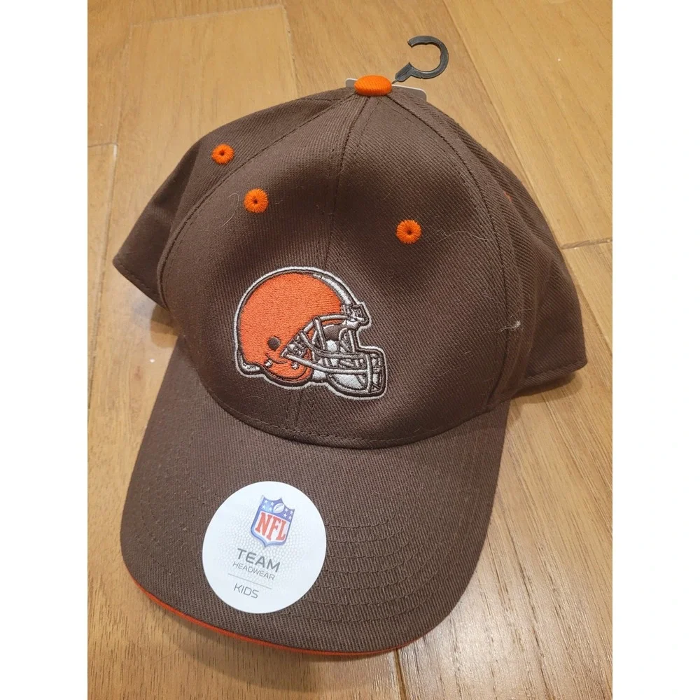 Kids CLEVELAND BROWNS NFL Football Snapback Hat Cap NWT